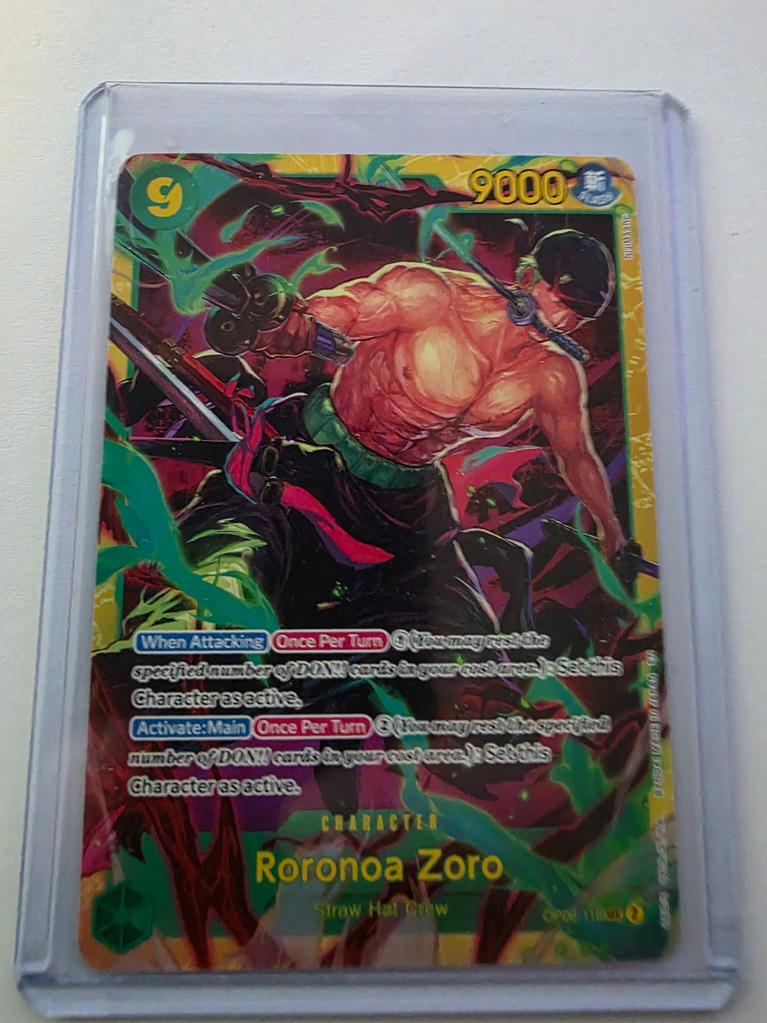 Roronoa Zoro OP06-118 Alternate Art Manga Secret Rare