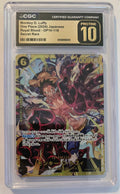 2024 One Piece OP10-118 Monkey.D.Luffy Secret Rare Japanese CGC 10 Pristine front