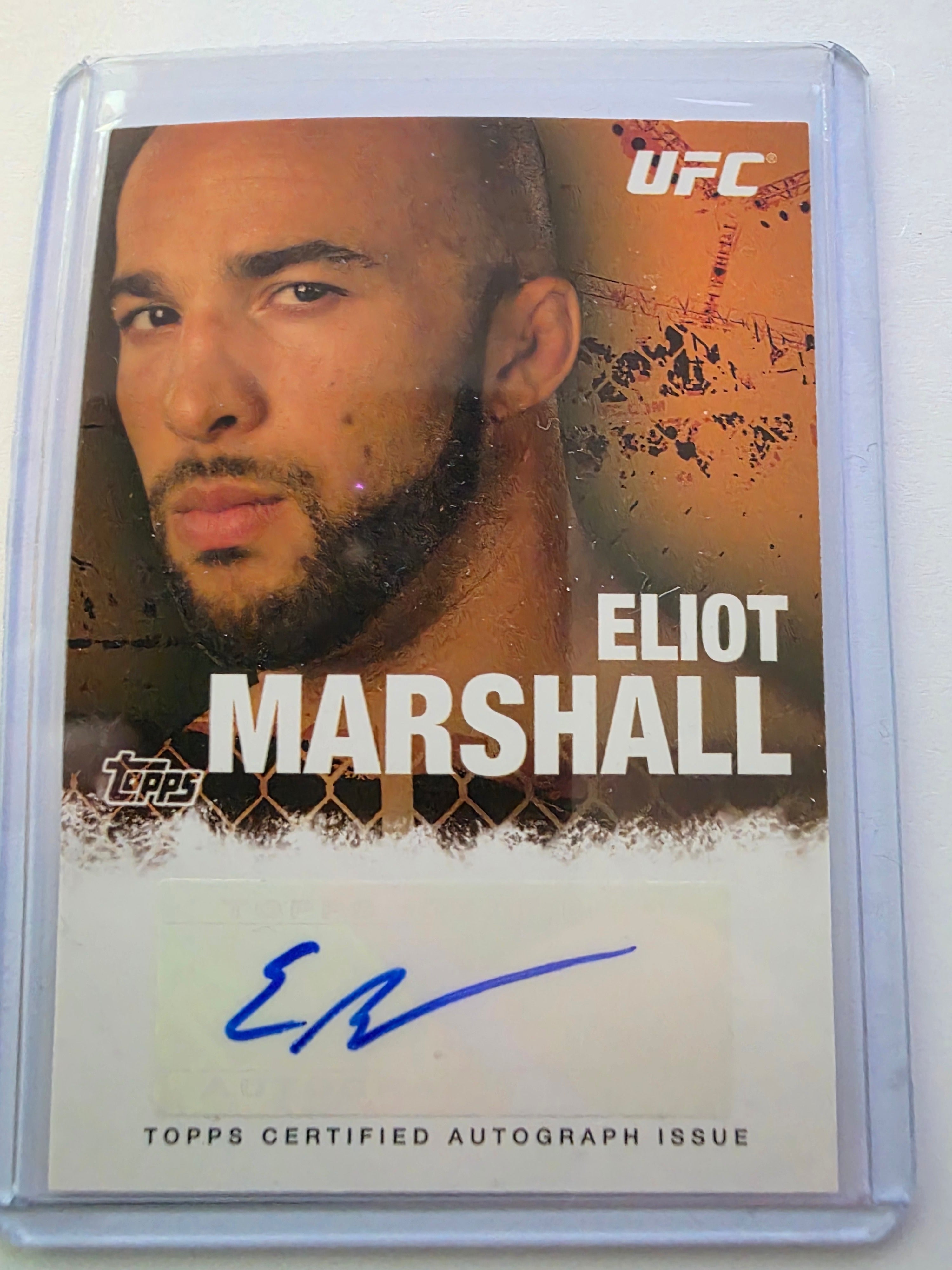 Eliot Marshall - Certified Autograph #FA-EM
