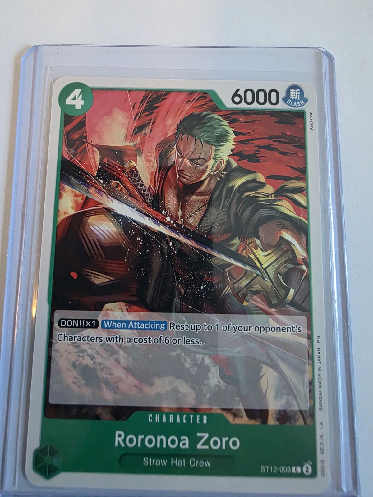 Roronoa Zoro ST12-008 – Learn Together Deck Set – One Piece Card Game