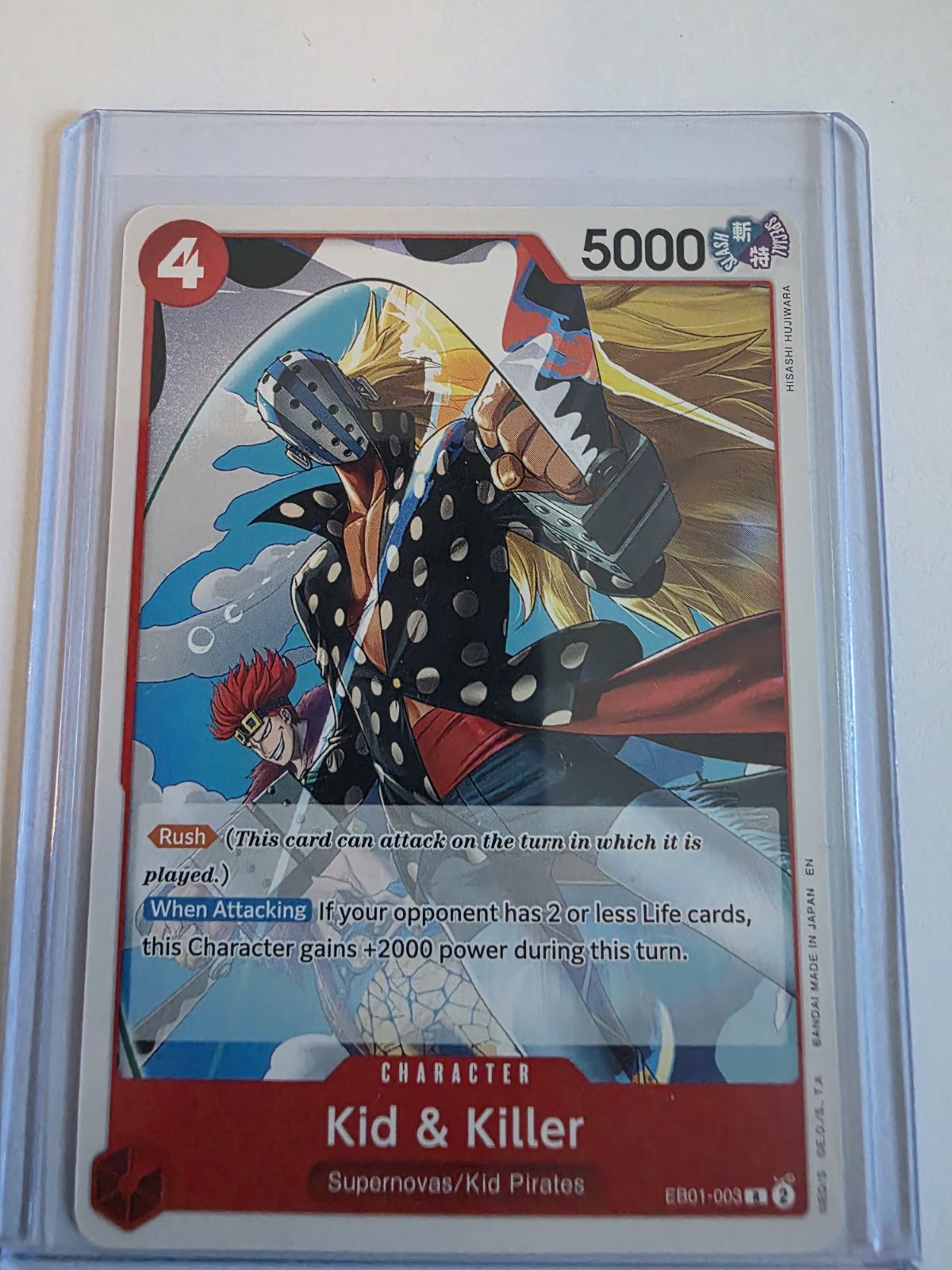 Kid & Killer EB01-003 Rare – Learn Together Deck Set – One Piece Card Game