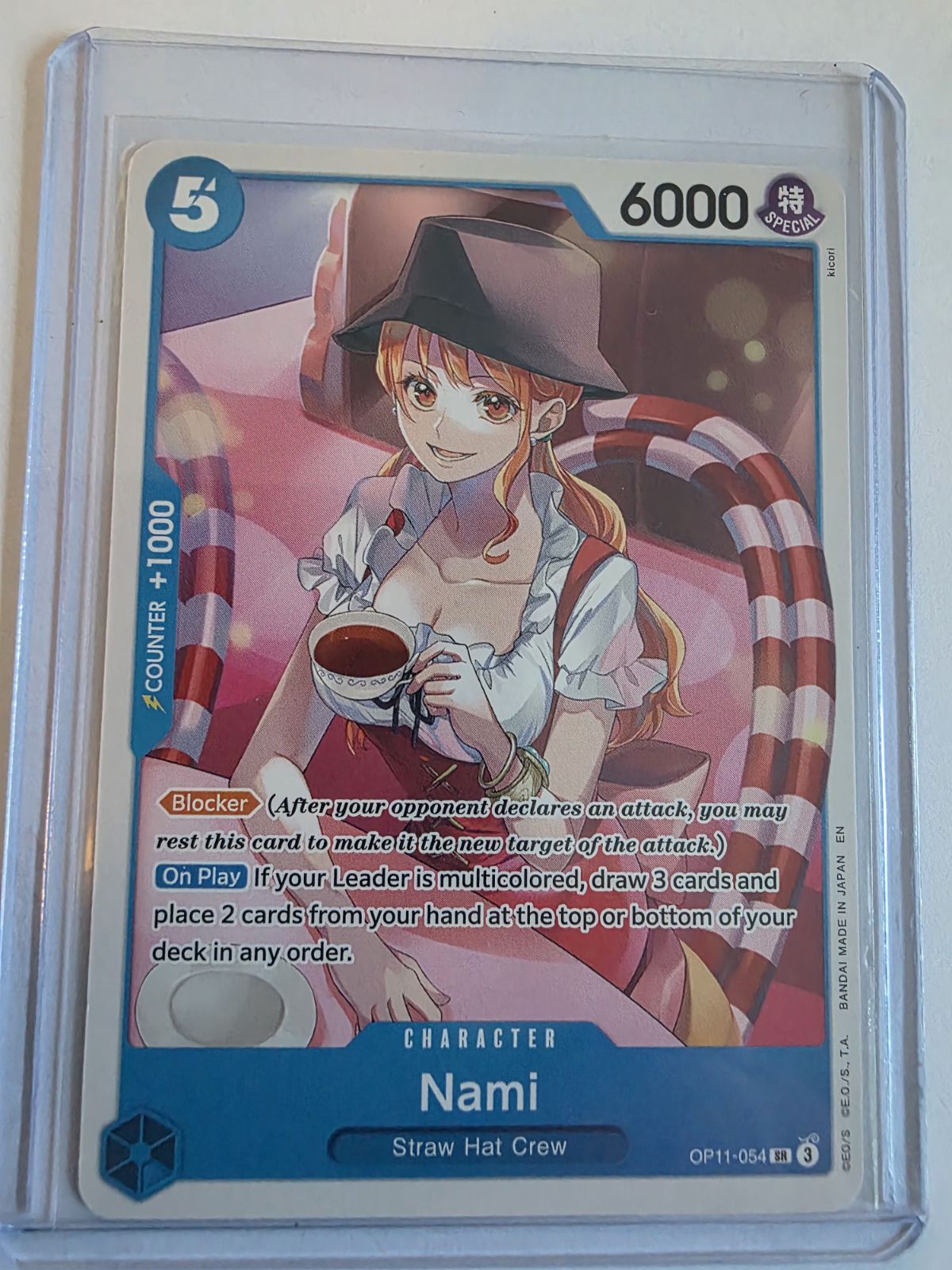 Nami OP11-054 Super Rare – Learn Together Deck Set – One Piece Card Game  Description: