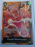 Kouzuki Momonosuke OP16-085 Alternate Art Rare Foil – The Time of Battle