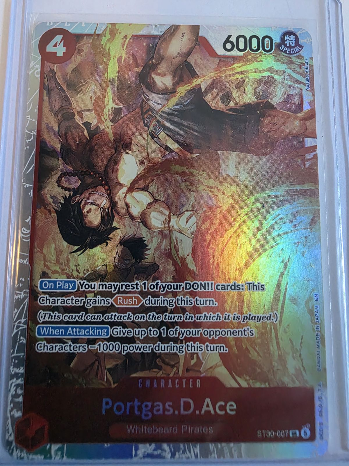 Portgas.D.Ace ST30-007 Parallel Full Art SR – Starter Deck EX Luffy & Ace