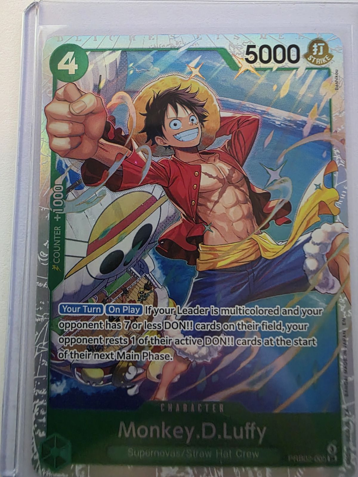Monkey.D.Luffy PRB02-005 (Alternate Art) - Premium Booster: The Best Vol. 2 - One Piece Card Game