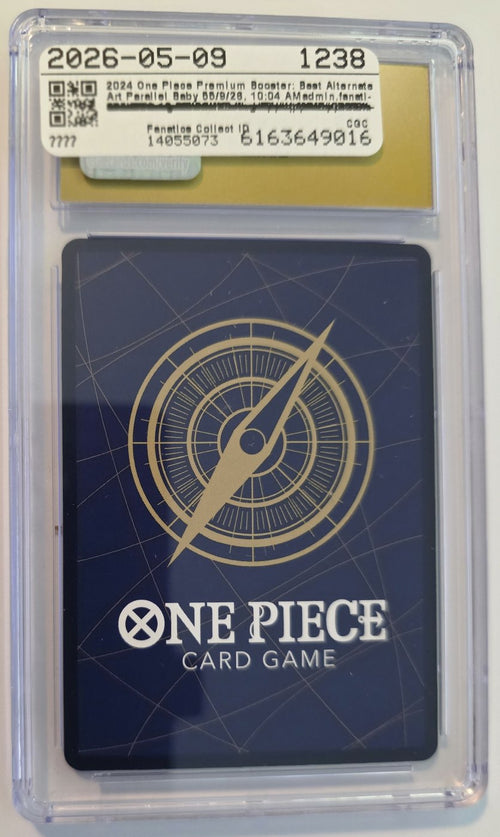 2024 One Piece OP05-034 Baby 5 Alternate Art Parallel Japanese CGC 10 Pristine back