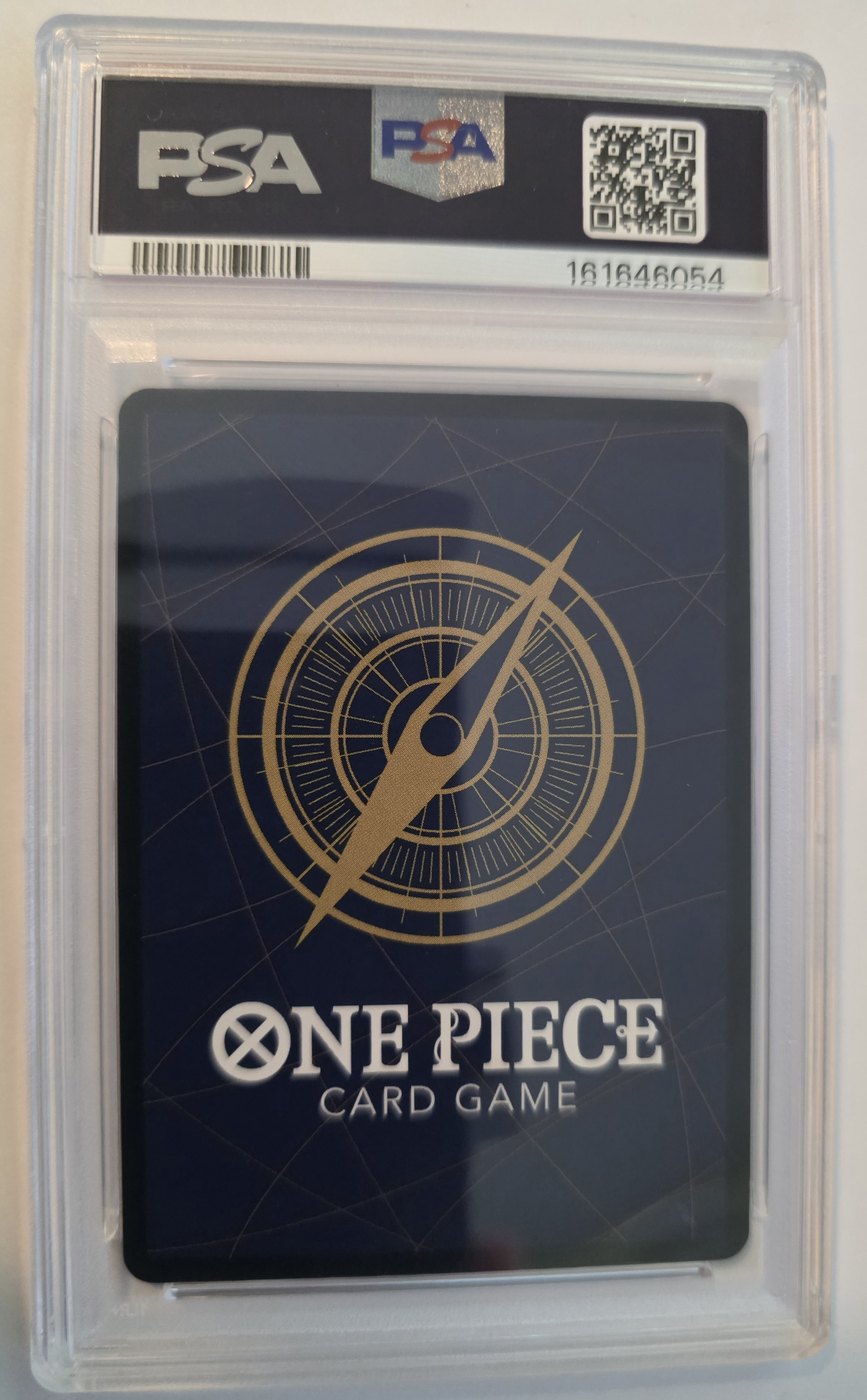 2025 One Piece OP08-118 Silvers Rayleigh PRB-02 Secret Rare PSA 10 Gem Mint back