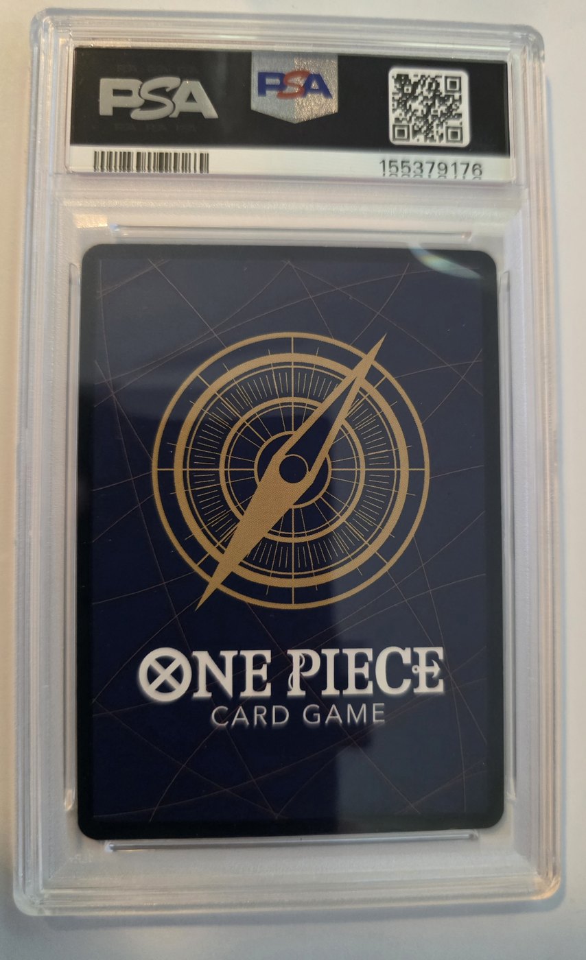 2026 One Piece OP14-120 Crocodile Secret Rare PSA 10 Gem Mint back