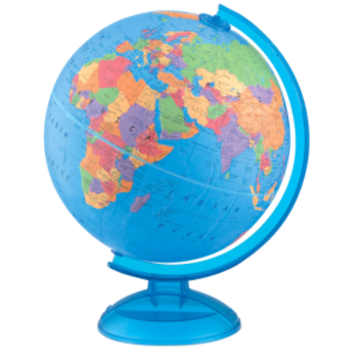 Adventurer 12"/30Cm Diameter Blue Ocean Desk Globe (English)