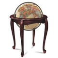 Queen Anne 16"/40.5 Cm Diameter Antique Ocean Floor Globe (Fran?ais) - Ships in 2 boxes