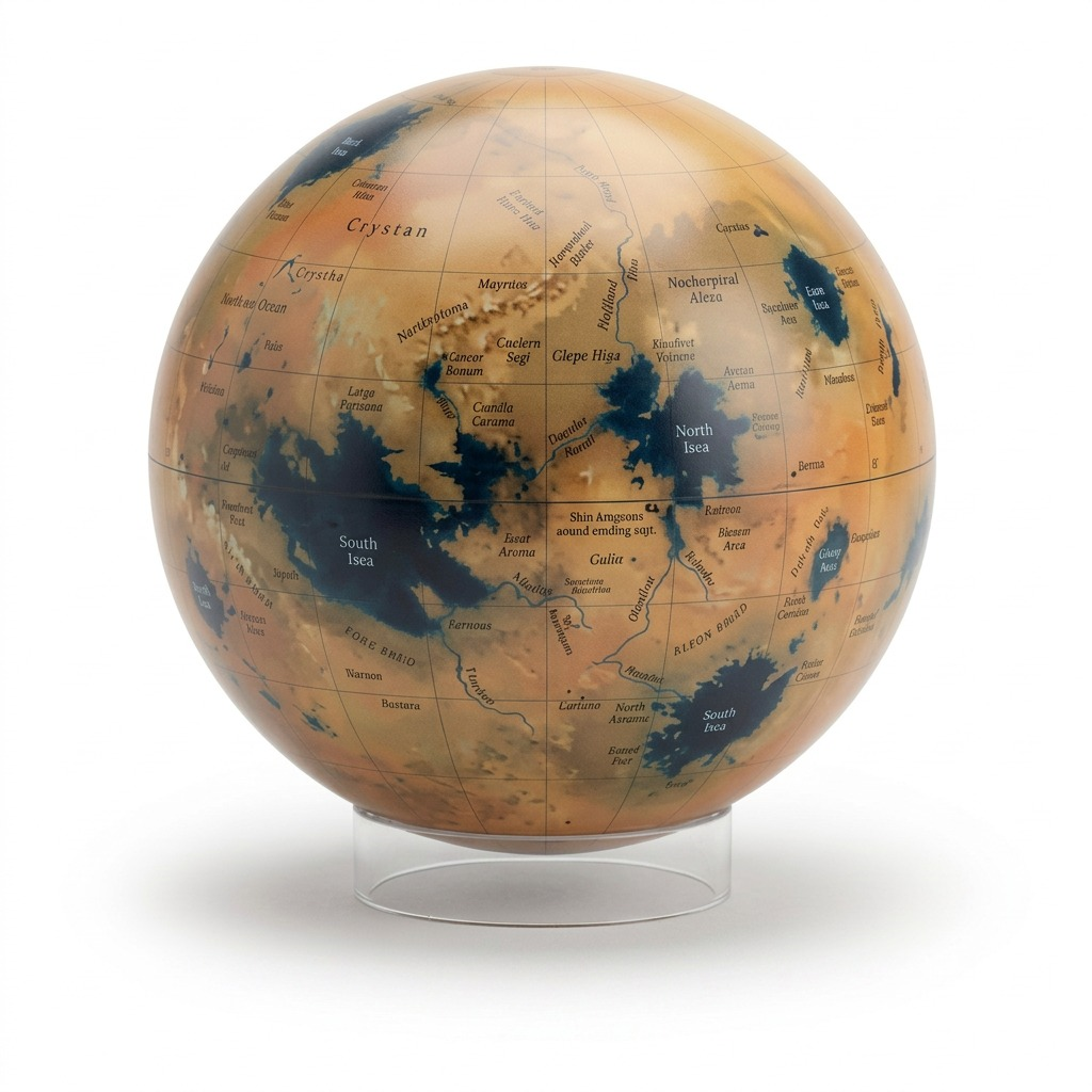 A high-resolution hero shot of the Astronomy Magazine TITAN Multiple globe, centered on a white background.