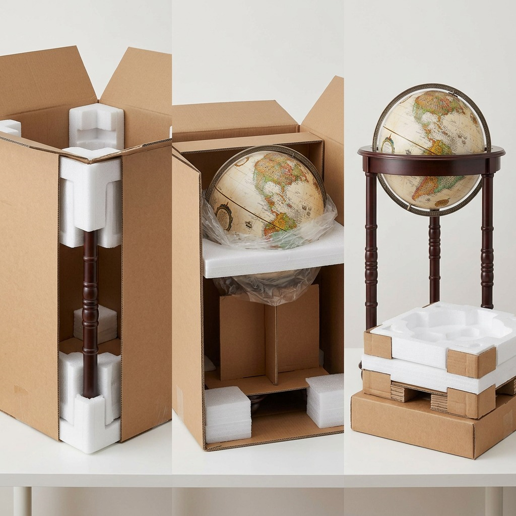 Step-by-step product assembly and robust packaging with foam inserts to ensure it remains intact for a premium unboxing experience.