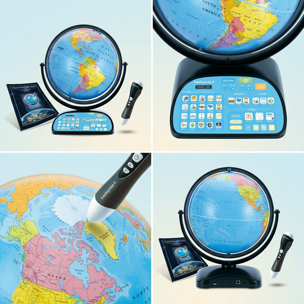 PDP image matrix showing the Replogle Intelliglobe (MPN: 39870) from four different key angles.
