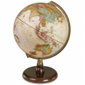 Pure high-resolution hero shot: Replogle Quincy index desk globe on white bkg.