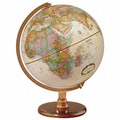 A crisp, high-resolution hero image of the Replogle Hastings antique ocean desk globe against a pure white background.