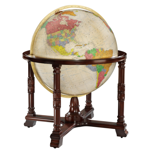 Diplomat 32"/82 Cm Antique Illuminated Floor Heirloom (English) - Ships in 2 boxes