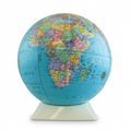 A high-resolution, centered photograph of the Replogle Globes Apollo 9-inch blue ocean desk globe.