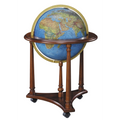 Lafayette 16"/40.5 Cm Blue Illuminated Raised Relief Floor Heirloom (English) - Ships in 2 boxes