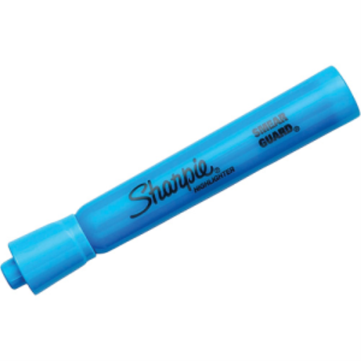 Sharpie Tank Highlighter, Chisel Tip, Blue, 1 Unit