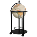 EMPIRE BAR GLOBE Illuminated Antique - EN
