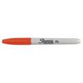Sharpie Permanent Marker, Fine Point, Orange, 1 Count