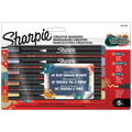 Sharpie Creative Markers, Warm Tones, Water-Based Acrylic Markers, Bullet Tip, Assorted Colours, 5 Count
