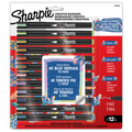 Sharpie Creative Markers, Earth Tones, Water-Based Acrylic Paint Markers, Fine Tip, 12 Count