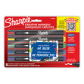 Sharpie Creative Markers, Water-Based Acrylic Markers, Bullet Tip, Assorted Colours, 5 Count