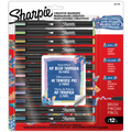 Sharpie Creative Markers, Earth Tones, Water-Based Acrylic Markers, Brush Tip, Assorted Colours, 12 Count