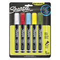 Sharpie Chalk Markers, Wet Erase Markers, Assorted Colours, 5 Count