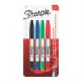 Sharpie Twin Tip Permanent Markers, Fine and Ultra Fine, Assorted Colours, 4 Count