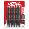 Sharpie 2105284 S-Gel Pens ? High-Performance 0.7mm Medium Point, Black Ink, 8 Count Pack