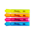Sharpie Tank Highlighters, Chisel Tip, Assorted Colours, 4 Count