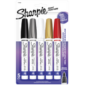 Sharpie Oil-Based Paint Markers, Medium Point, Assorted Colours, 5 Count