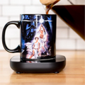Uncanny Brands Star Wars: A New Hope 12oz Mug Warmer Set ? 16W Electric Beverage Heater with Automatic Shut-Off & Ceramic Mug