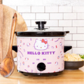 Hello Kitty 2-Quart Round Slow Cooker ? Compact Sanrio Kitchen Appliance for Meals & Dips