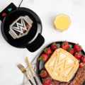 Uncanny Brands WWE Championship Belt Waffle Maker ? The Breakfast of Champions Non-Stick Waffle Iron