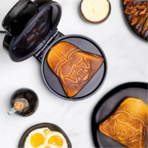 Star Wars Darth Vader Helmet Waffle Maker ? Dark Side Non-Stick Breakfast Appliance