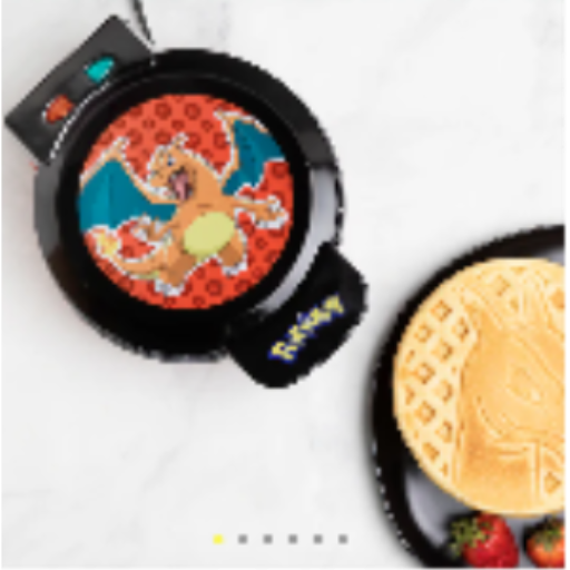 Pok?mon Charizard 7" Waffle Maker ? Fire-Type Non-Stick Waffle Iron for Pok?mon Trainers