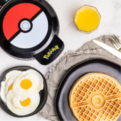 Pok?mon Pok? Ball Waffle Maker ? Non-Stick Electric Waffle Iron ? Gotta Catch ?Em All Breakfast