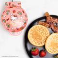 Hello Kitty Mini Waffle Maker - Compact 4-Inch Non-Stick Character Waffle Iron