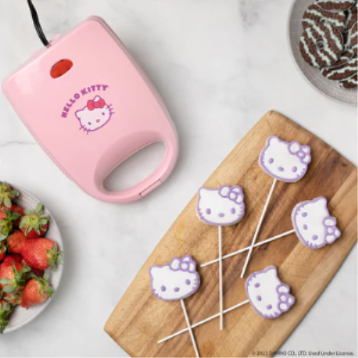Hello Kitty Cake Pop Maker ? Pink Non-Stick Electric Treat Baker ? Sanrio Kitchen Collection