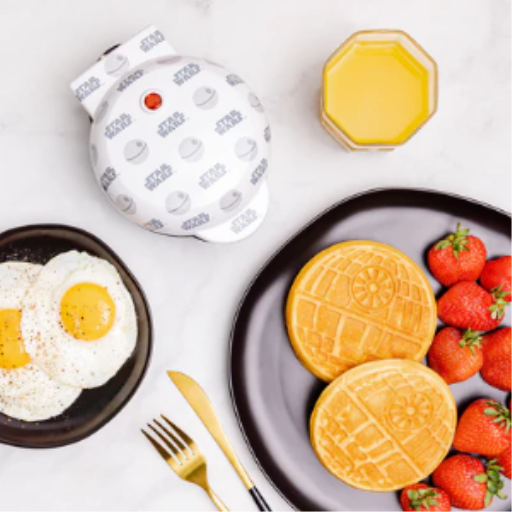 Star Wars: Death Star 4-Inch Mini Waffle Maker ? Fully Operational Non-Stick Space Station Baker