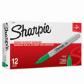 Sharpie Permanent Marker, Fine Point, Green, 1 Unit