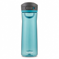 Contigo Autopop Jackson 2.0 24oz water bottle in Juniper teal with grey one-touch chug lid.