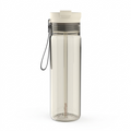 A high-resolution ecommerce hero shot of the Contigo 28 oz Dual Sip Plastic Oatmilk water bottle.