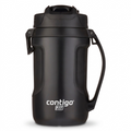 Contigo Fit Autospout 64oz Jug in Black Licorice with integrated handle and foam-insulated body.