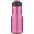 Contigo 32 oz Autospout Ashland 2.0 water bottle in Azalea and grey with a pure white background.