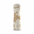 Contigo Ally Love Jackson Chill 2.0 24oz water bottle in Oatmilk cow print with AUTOPOP lid.