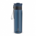 Contigo 28oz Dual Sip Water Bottle in Abyss blue with leak-proof lid, straw, and carry loop.